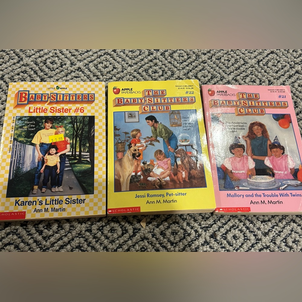 Vintage “Babysitter’s Club” Books